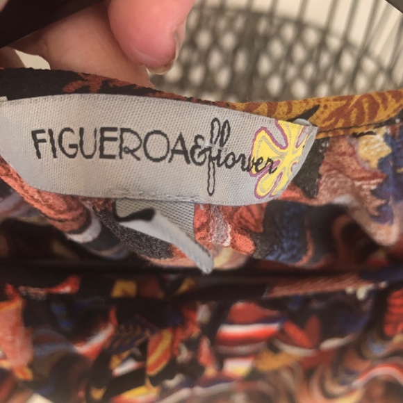 Bohemian 70’s Colourful Floral Small/medium Top - Picture 3 of 4